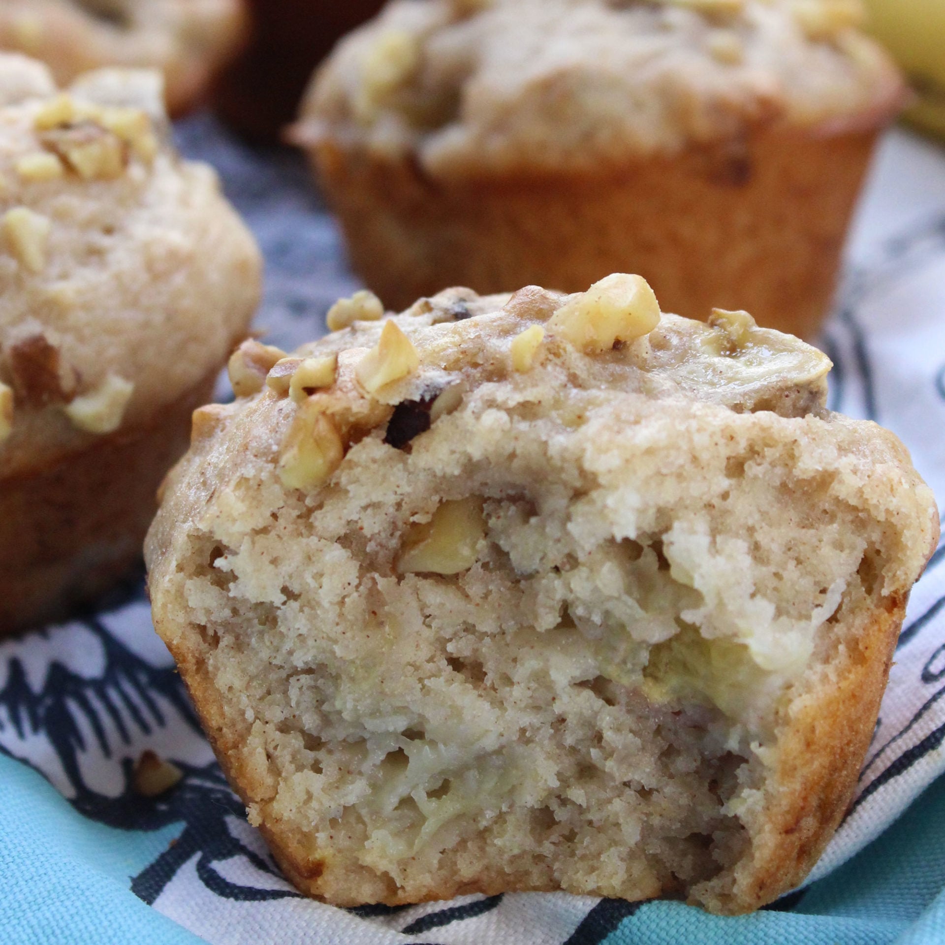 Vegan Banana Nut Muffins - Easy Vegan Meal Plan
