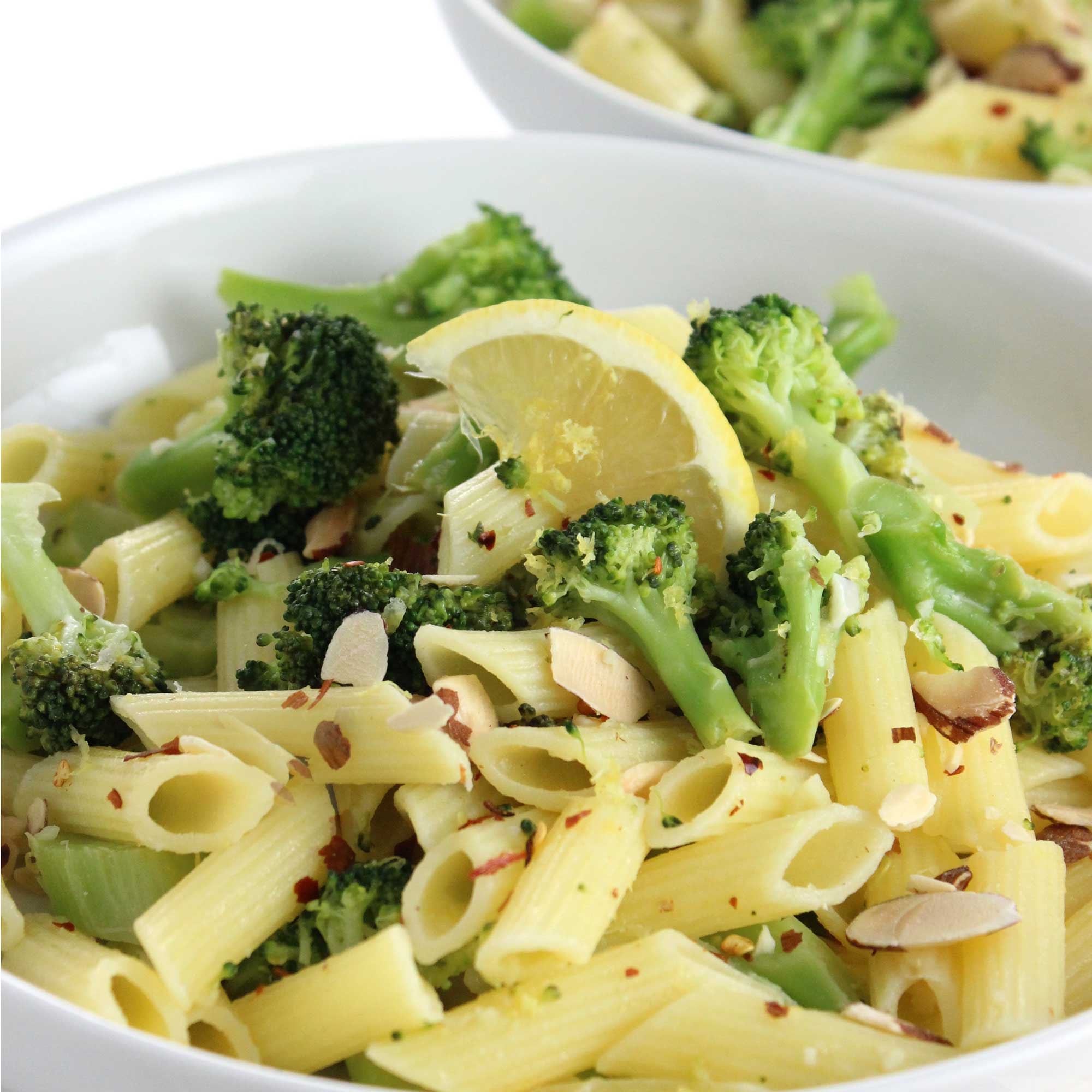Garlic Lemon Broccoli Pasta - Easy Vegan Meal Plan