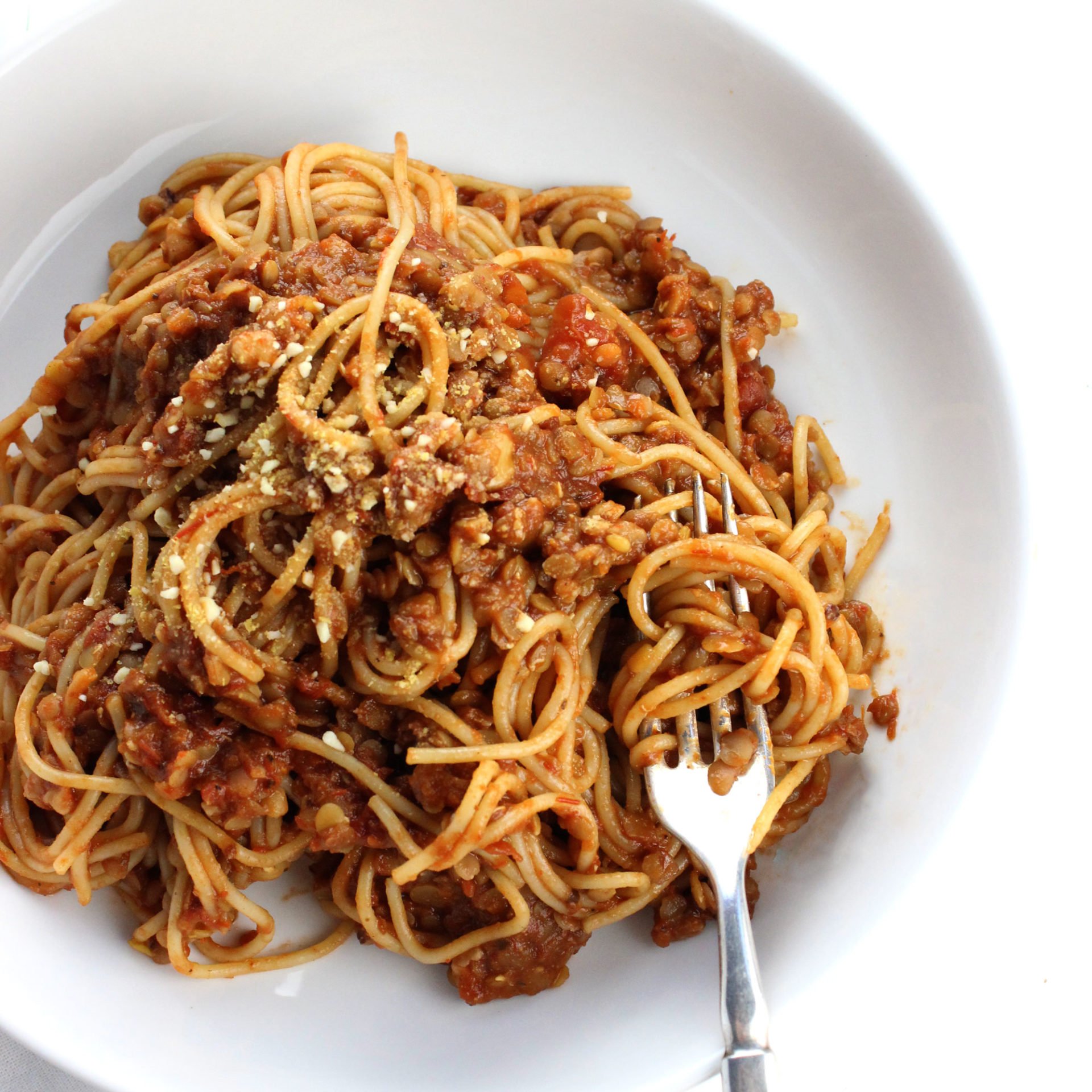 Lentil Ragu Easy Vegan Meal Plan