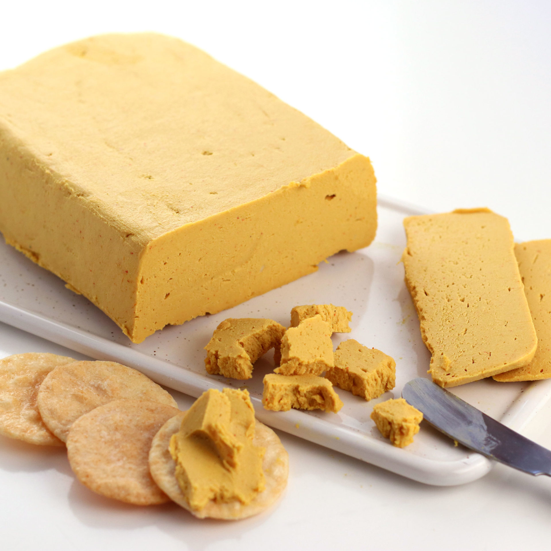 Vegan Sharp Cheddar Cheese - Easy Vegan Meal Plan