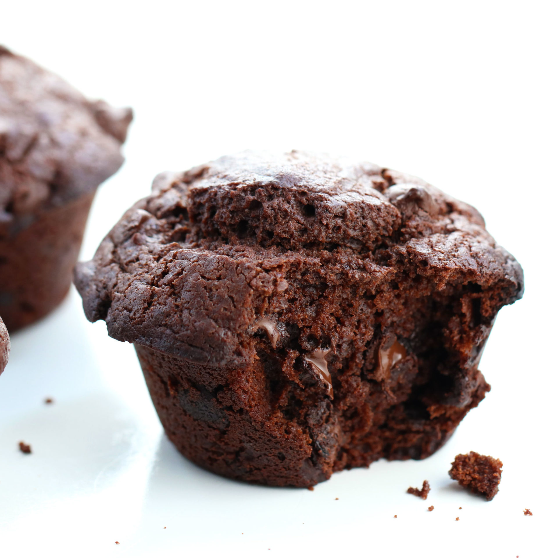 Vegan Double Chocolate Muffins - Easy Vegan Meal Plan