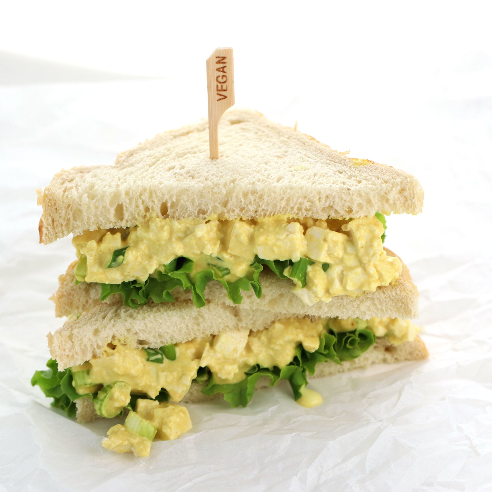 Vegan Egg Salad Sandwich - Easy Vegan Meal Plan