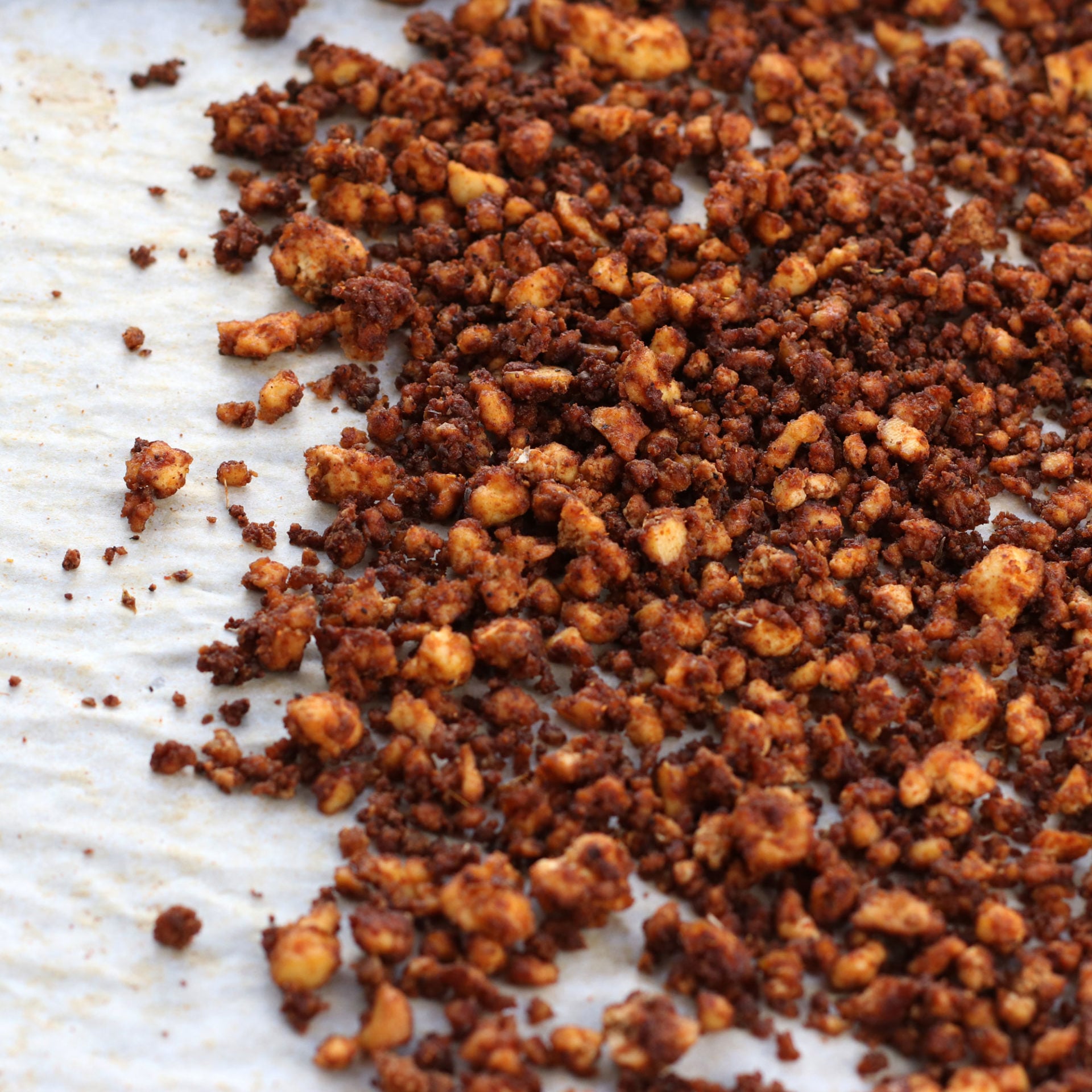 Vegan Chorizo Tofu Crumbles - Easy Vegan Meal Plan