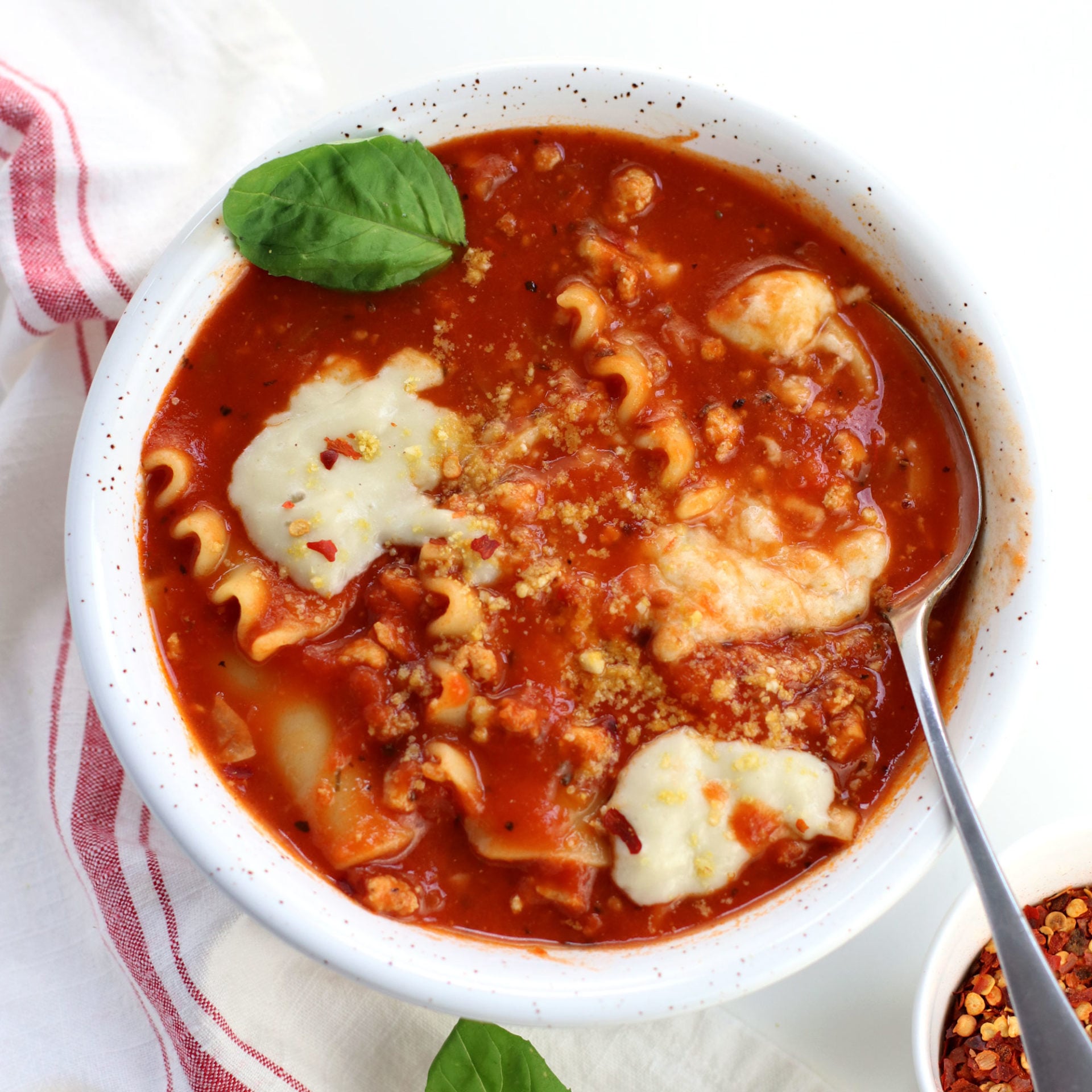 Vegan Lasagna Soup - Easy Vegan Meal Plan
