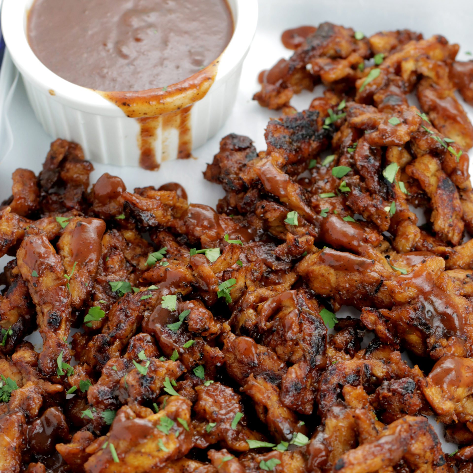 Vegan Jerk BBQ Soy Curls Easy Vegan Meal Plan