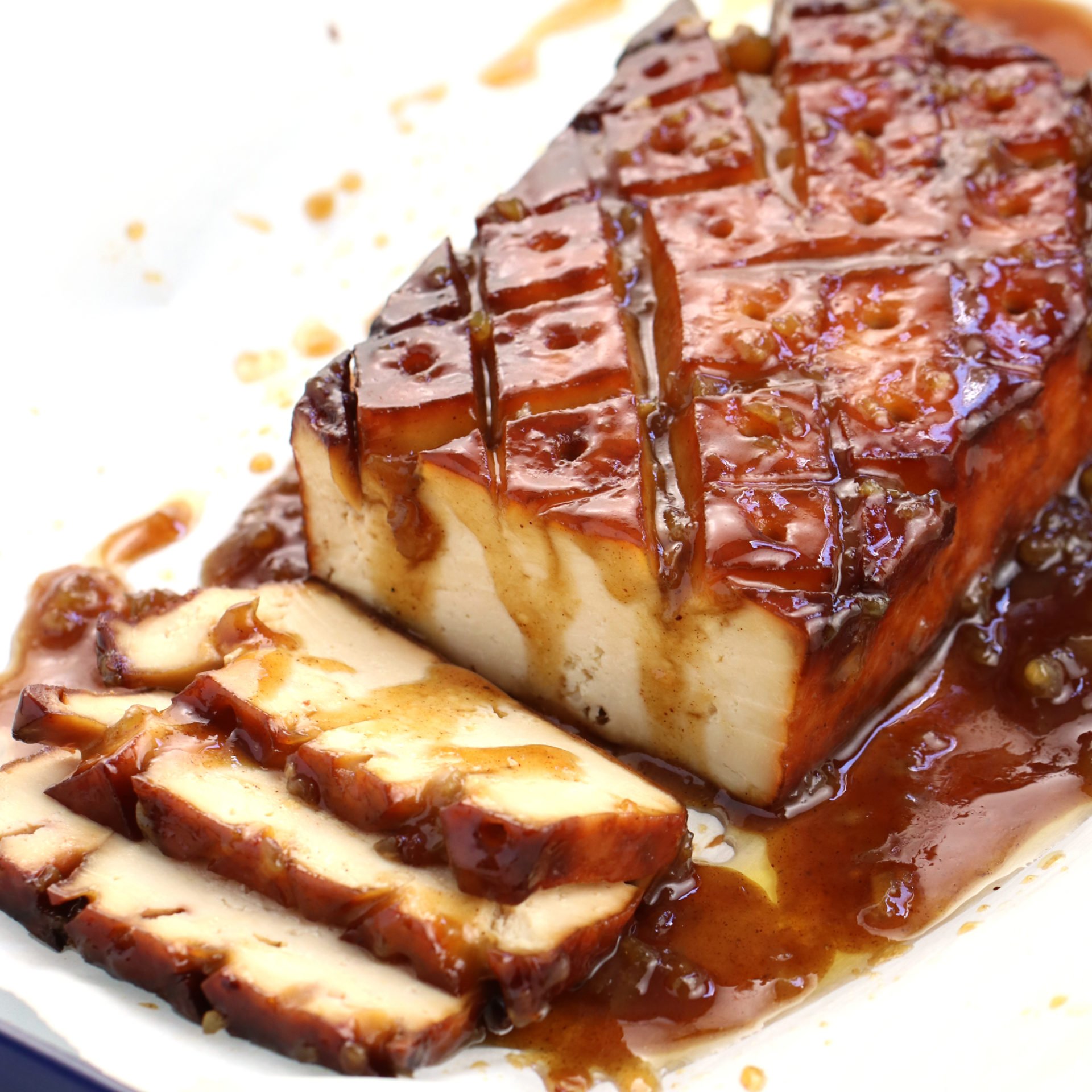 Brown Sugar & Mustard Glazed Tofu Easy Vegan Meal Plan