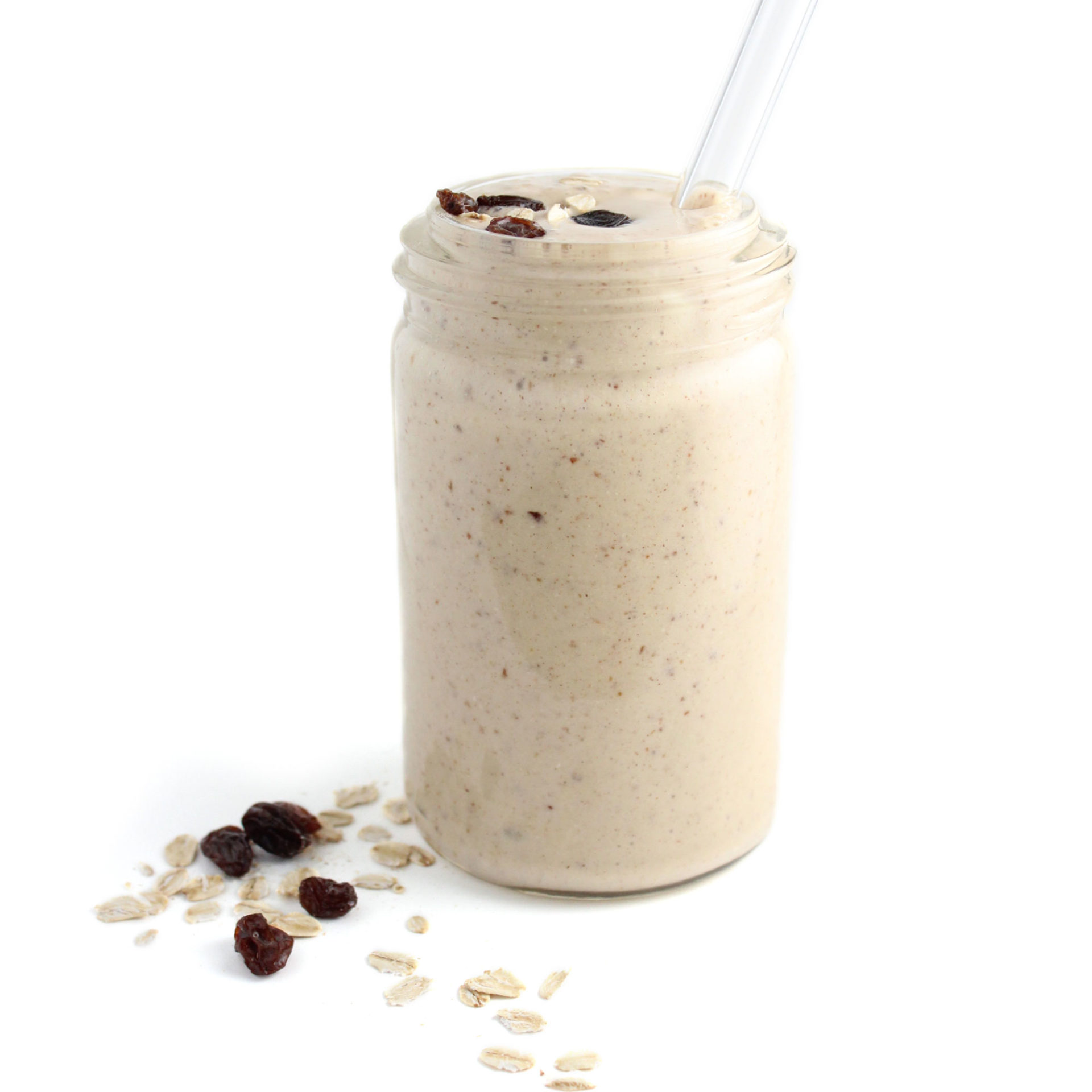 Oatmeal Raisin Cookie Smoothie - Easy Vegan Meal Plan
