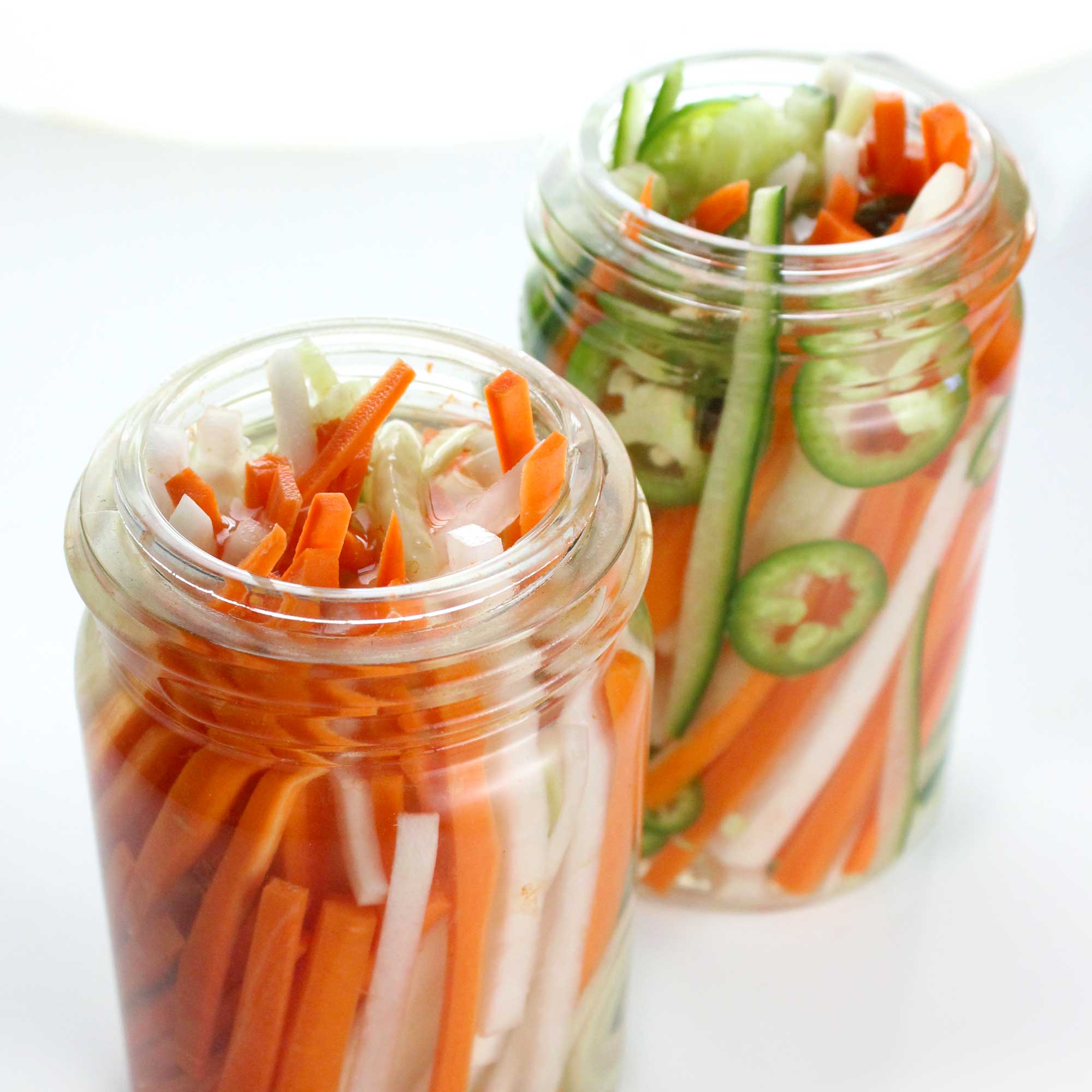 Pickled Sandwich Veggies Easy Vegan Meal Plan