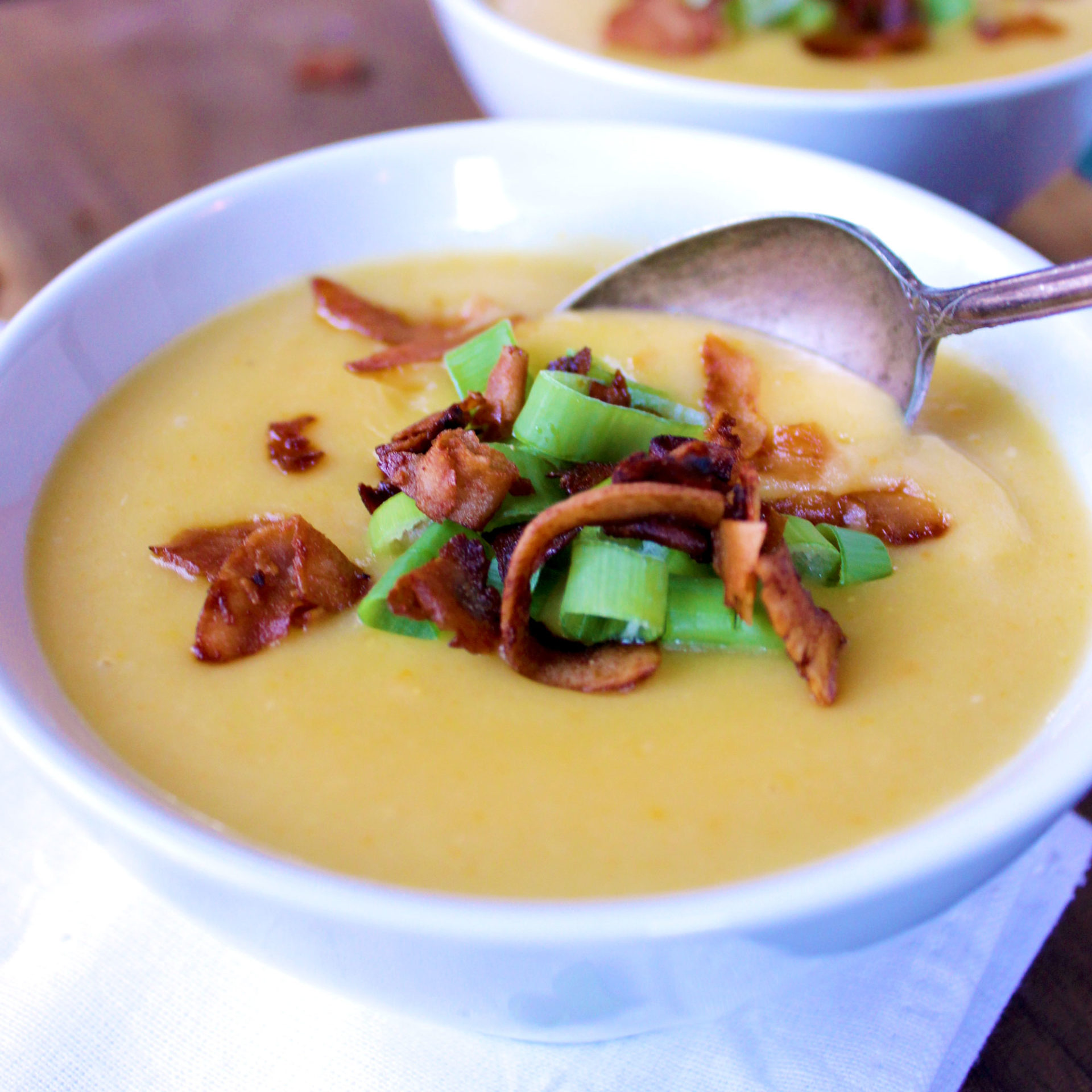 Creamy Vegan Potato Soup - Easy Vegan Meal Plan