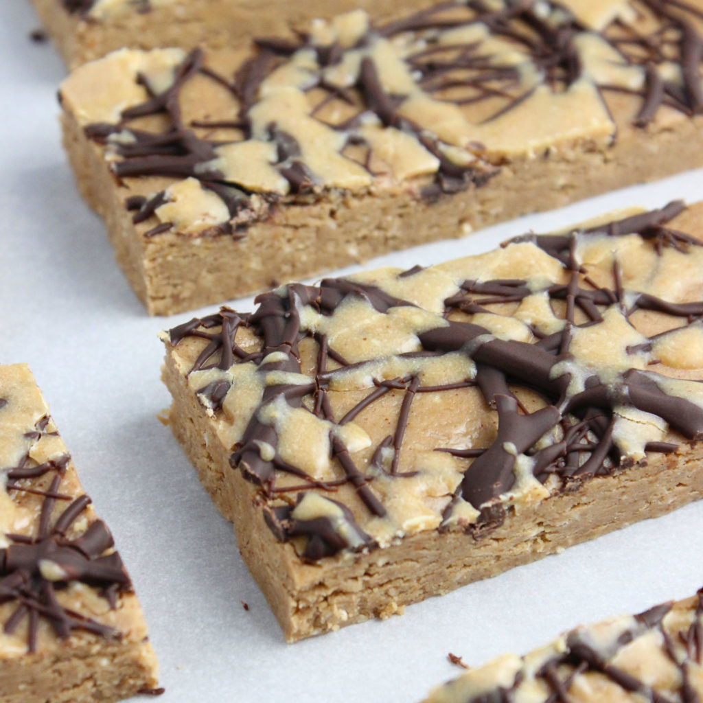 Peanut Butter and Chocolate Protein Bars - Easy Vegan Meal Plan