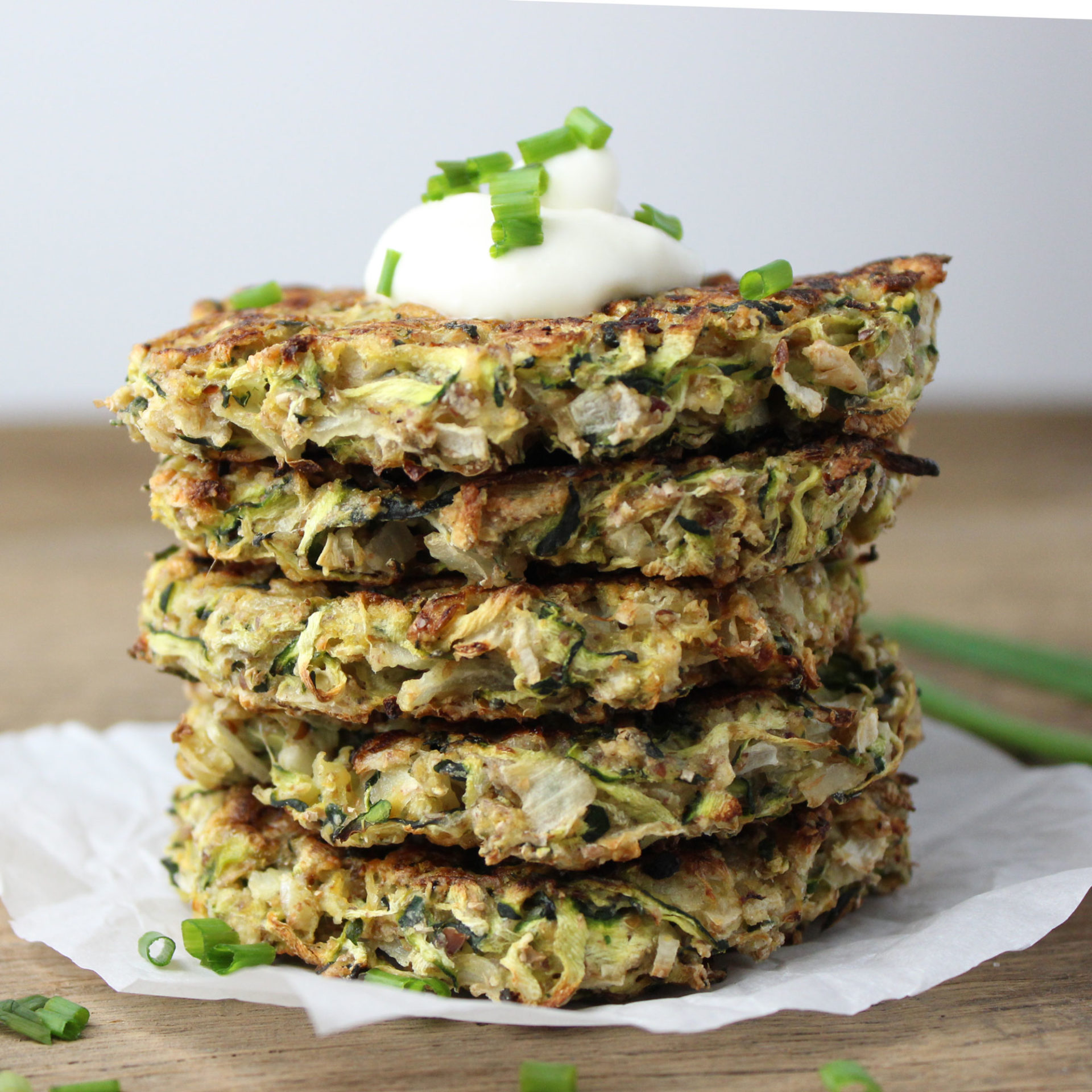 Baked Vegan Zucchini Fritters - Easy Vegan Meal Plan