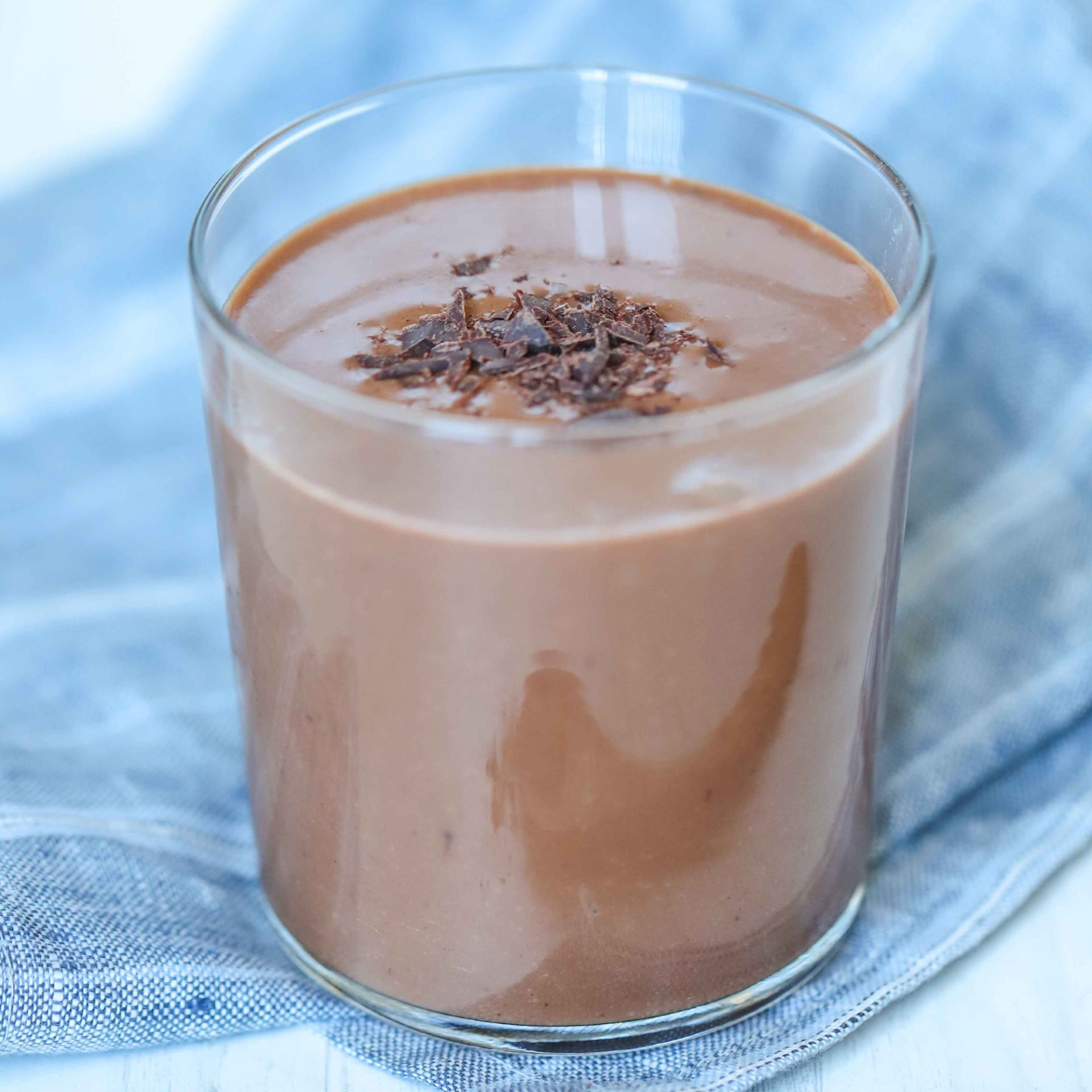 Chocolate Protein Smoothie Easy Vegan Meal Plan