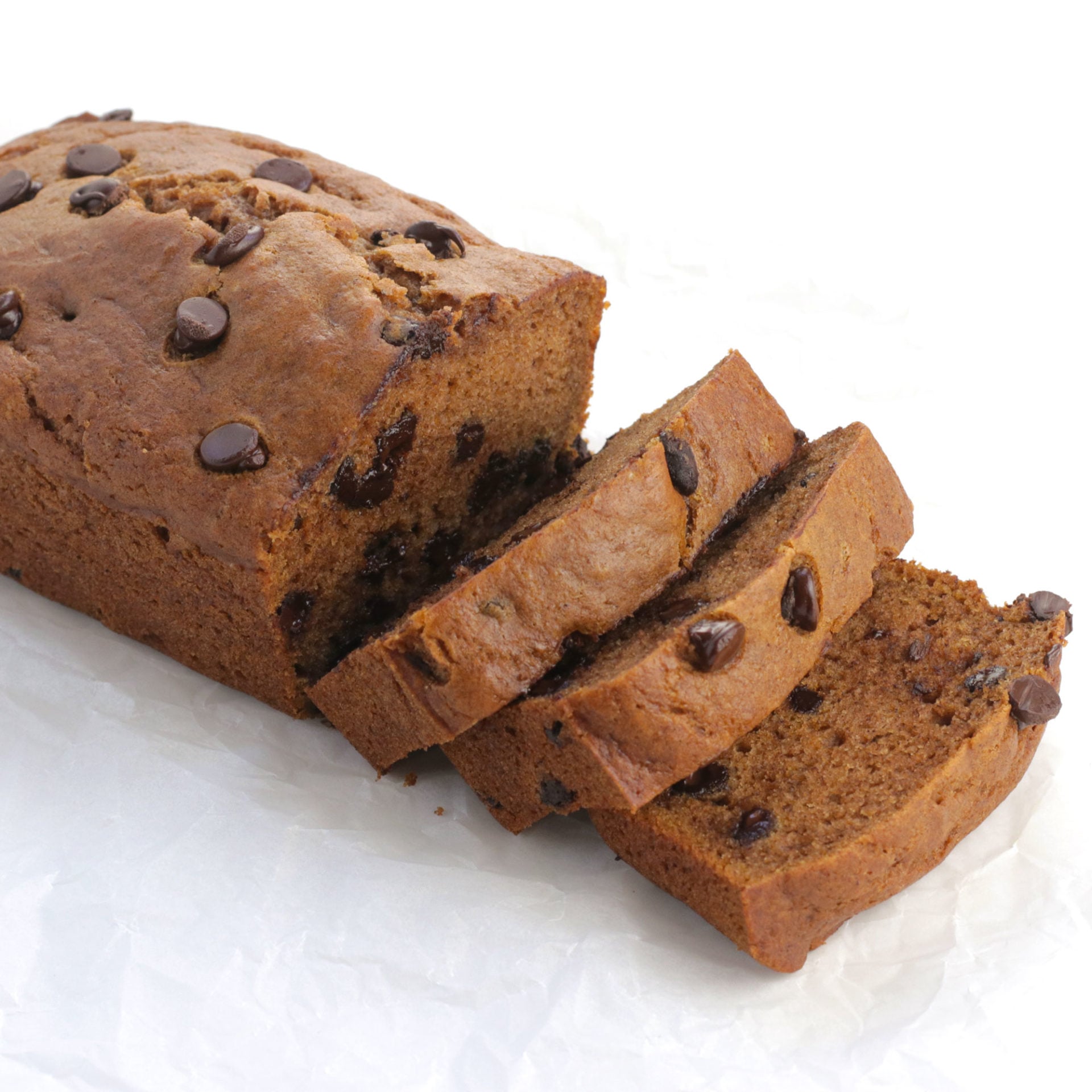Vegan Chocolate Chip Pumpkin Bread - Easy Vegan Meal Plan