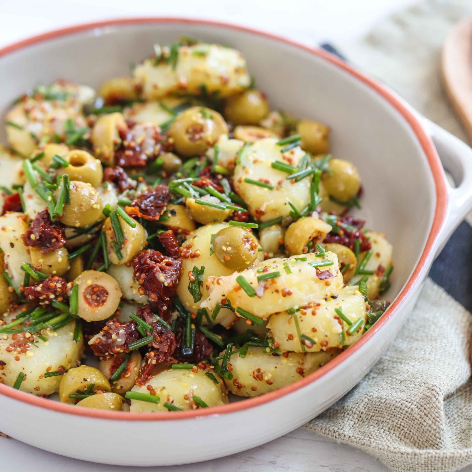 Sundried Tomato Potato Salad Easy Vegan Meal Plan
