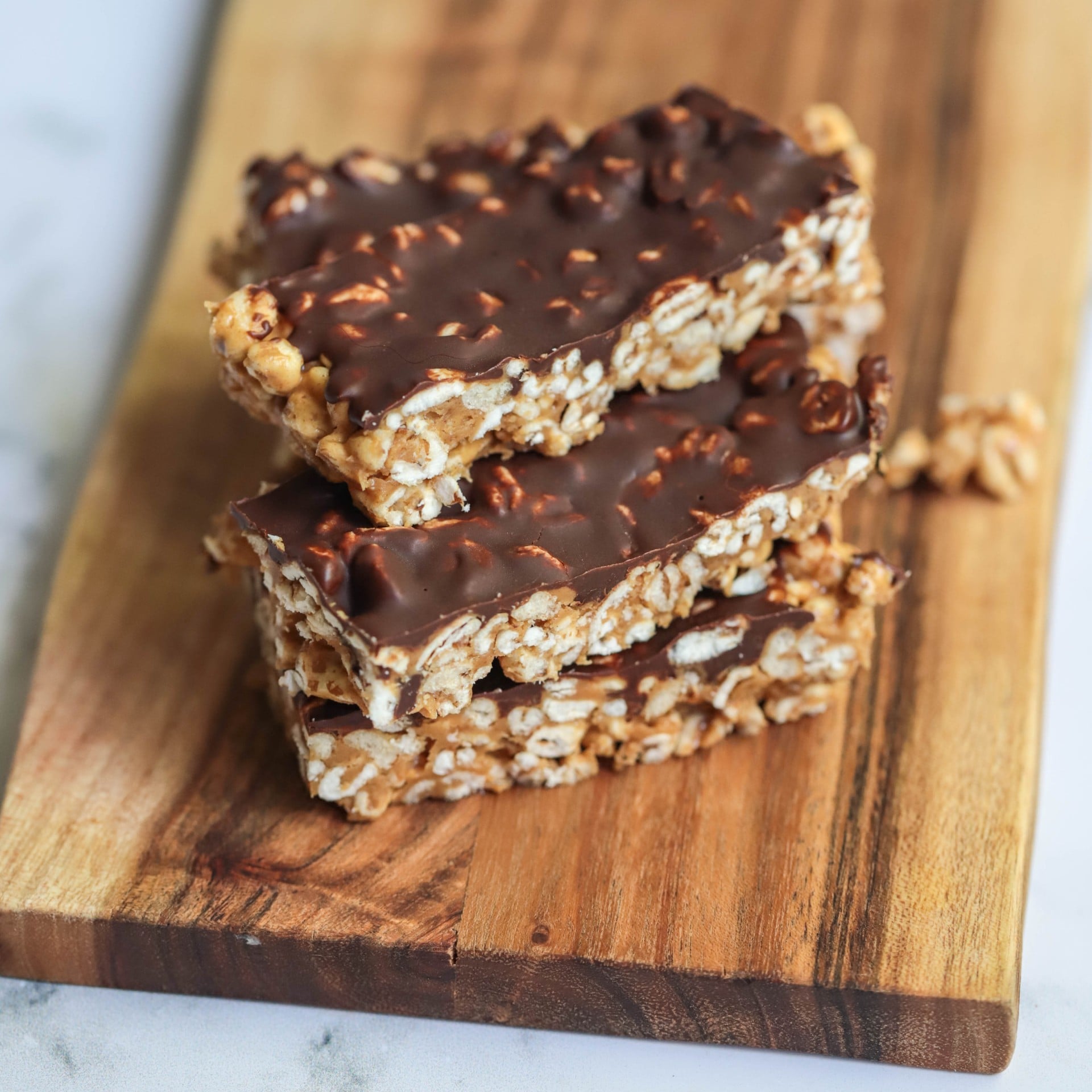 Peanut Butter Chocolate Rice Krispies Squares - Easy Vegan Meal Plan