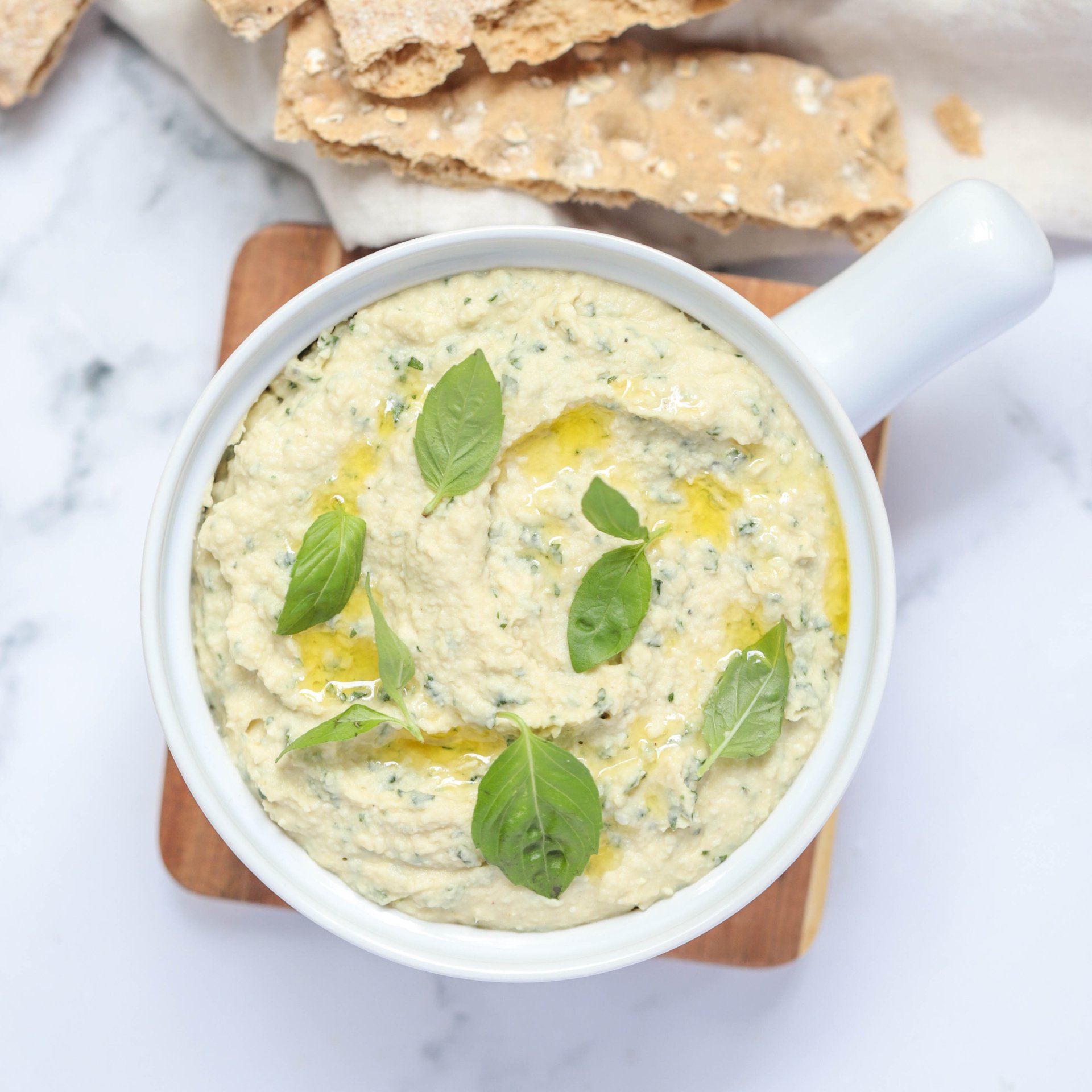 Pesto Hummus Easy Vegan Meal Plan