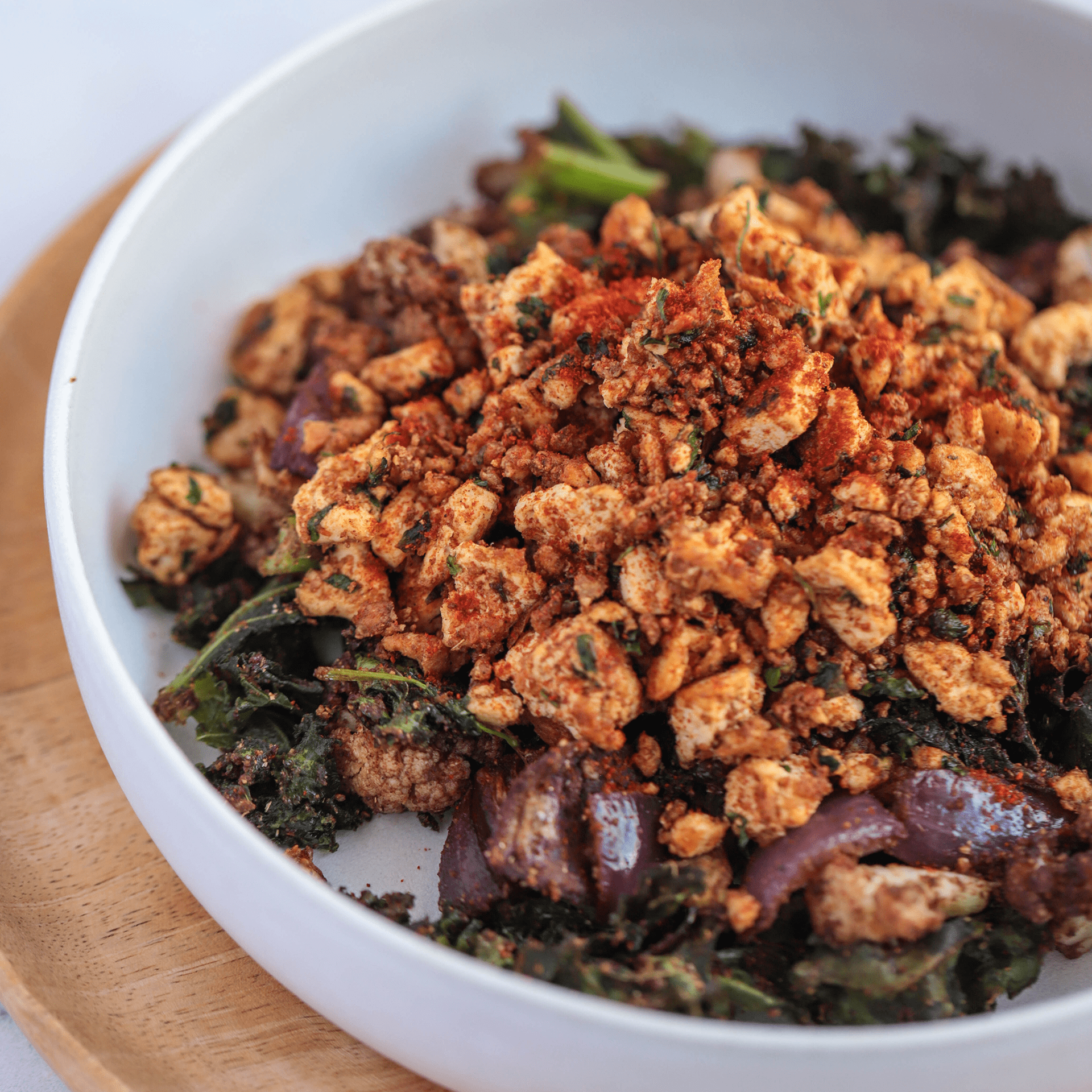 Spiced Tofu Scramble - Easy Vegan Meal Plan