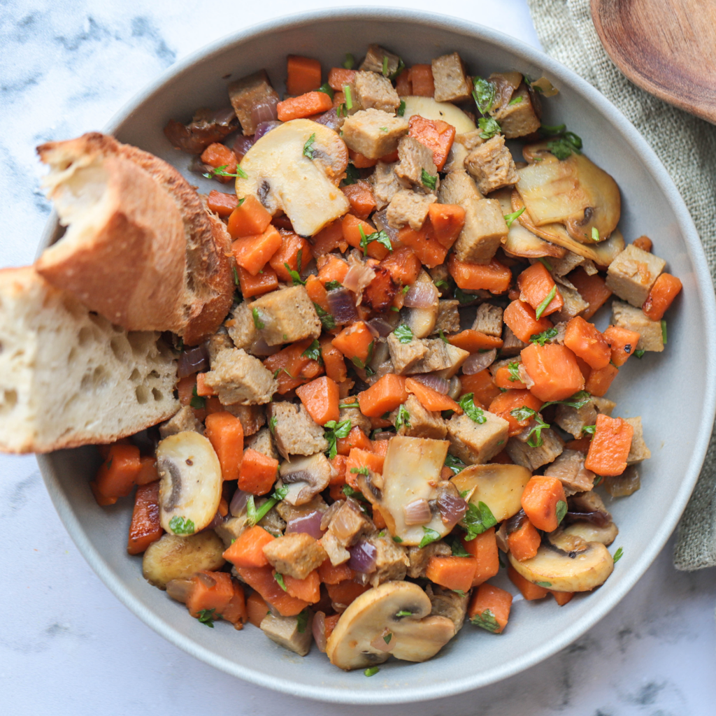 Sweet Potato Breakfast Scramble - Easy Vegan Meal Plan