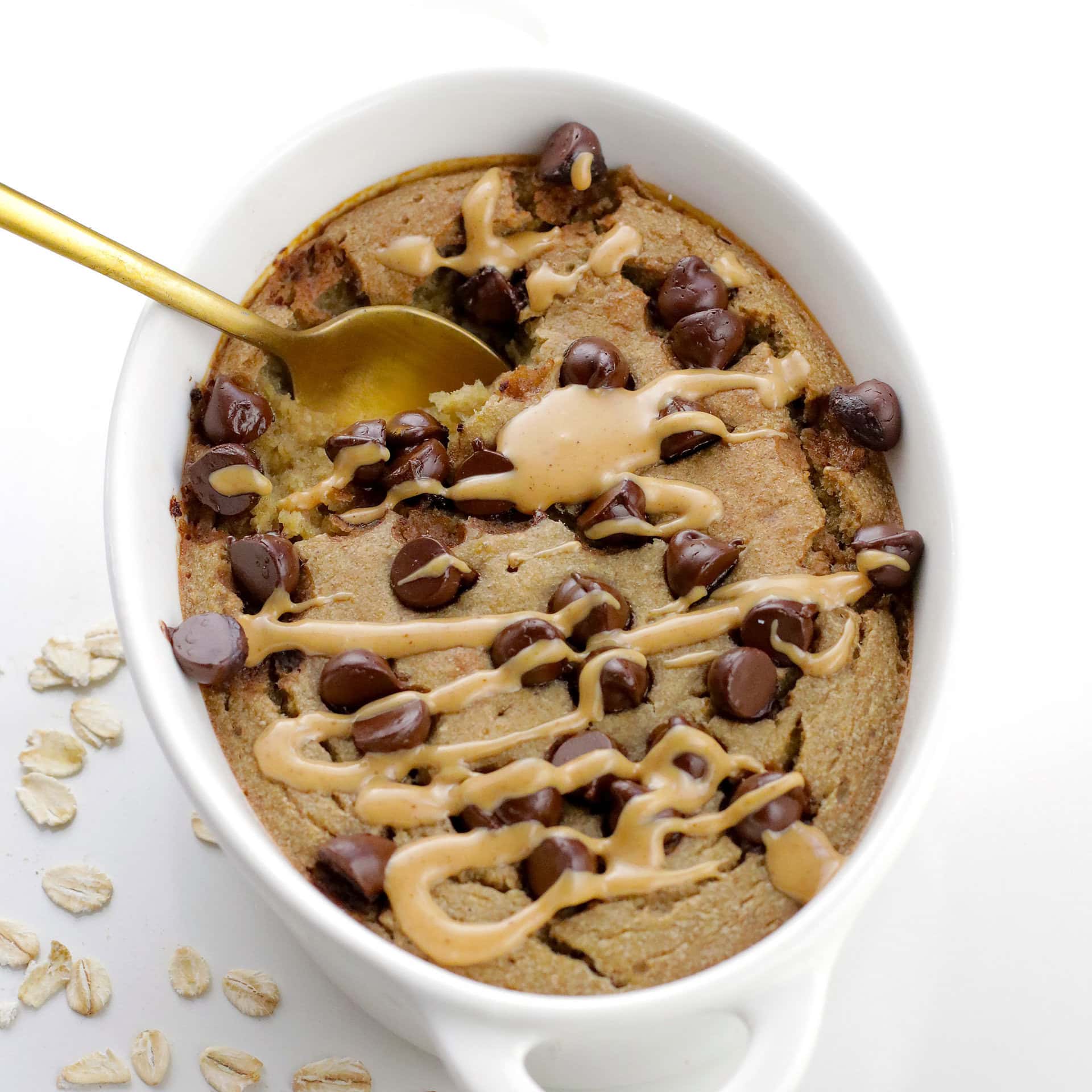 Vegan Baked Oatmeal - Chocolate Chip - Easy Vegan Meal Plan