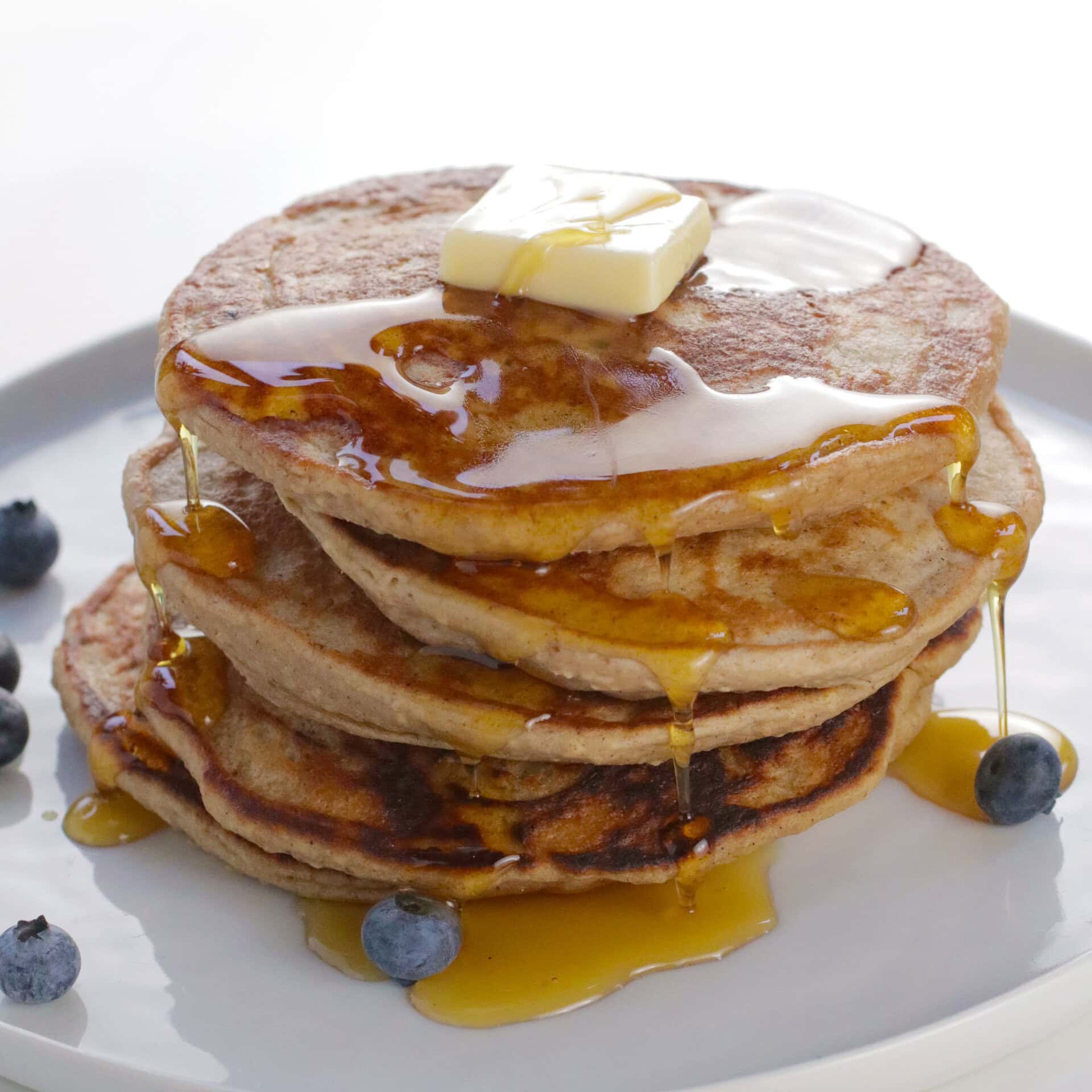 Easy Vegan Pancakes (that are secretly healthy!) - Easy Vegan Meal Plan