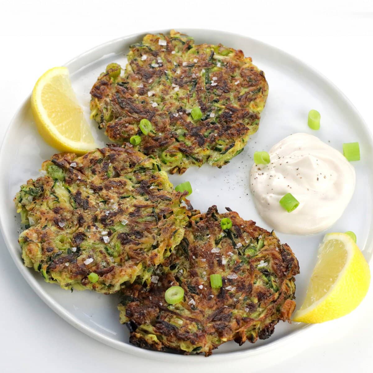 Easy Vegan Zucchini Fritters - Easy Vegan Meal Plan