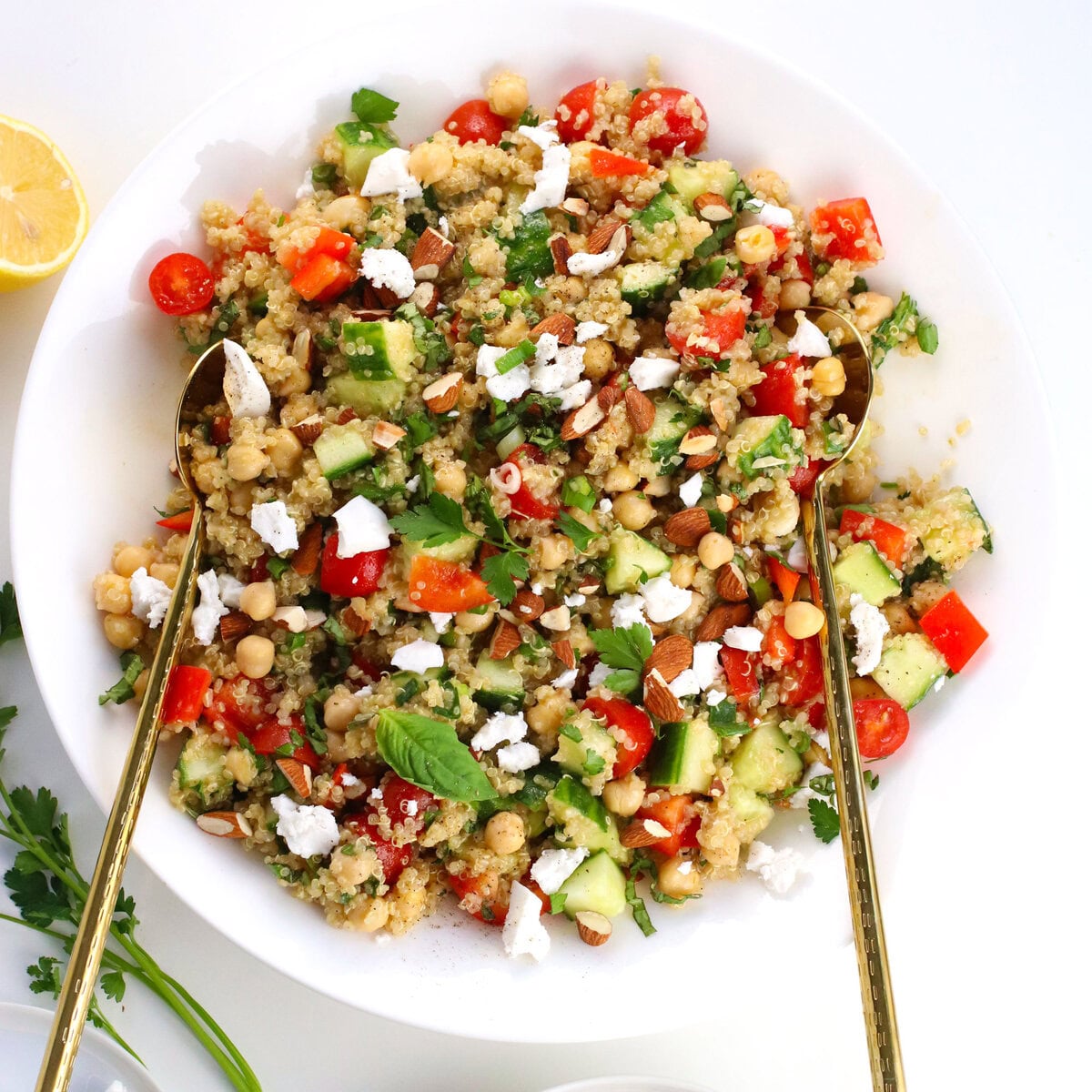 Mediterranean Quinoa Salad - Easy Vegan Meal Plan
