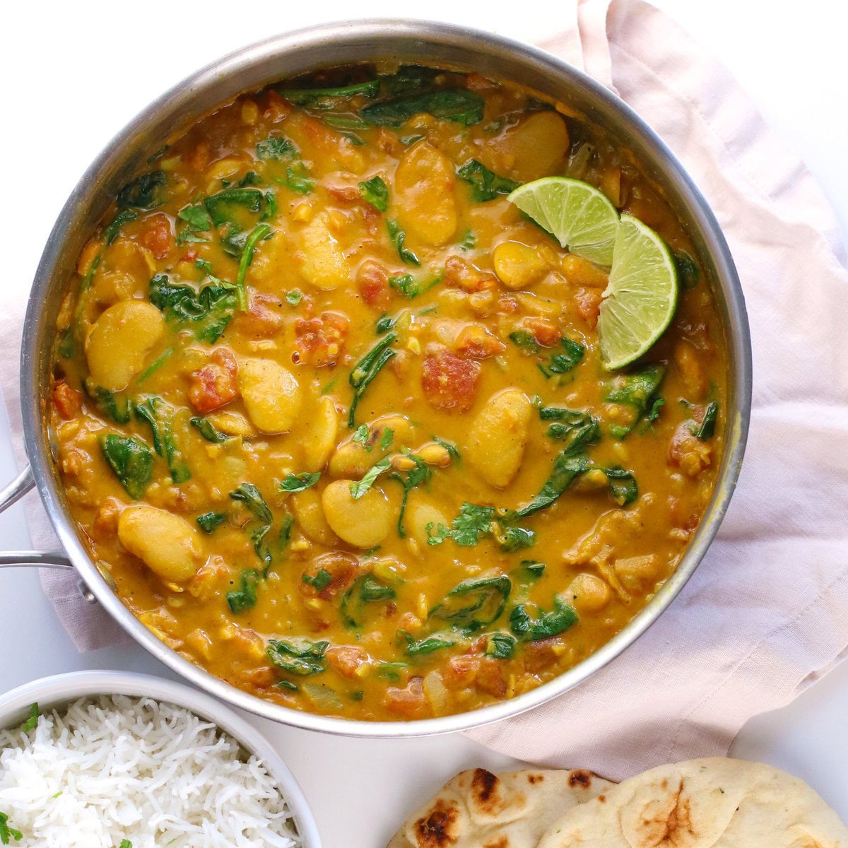Creamy Coconut Butter Bean Curry - Easy Vegan Meal Plan