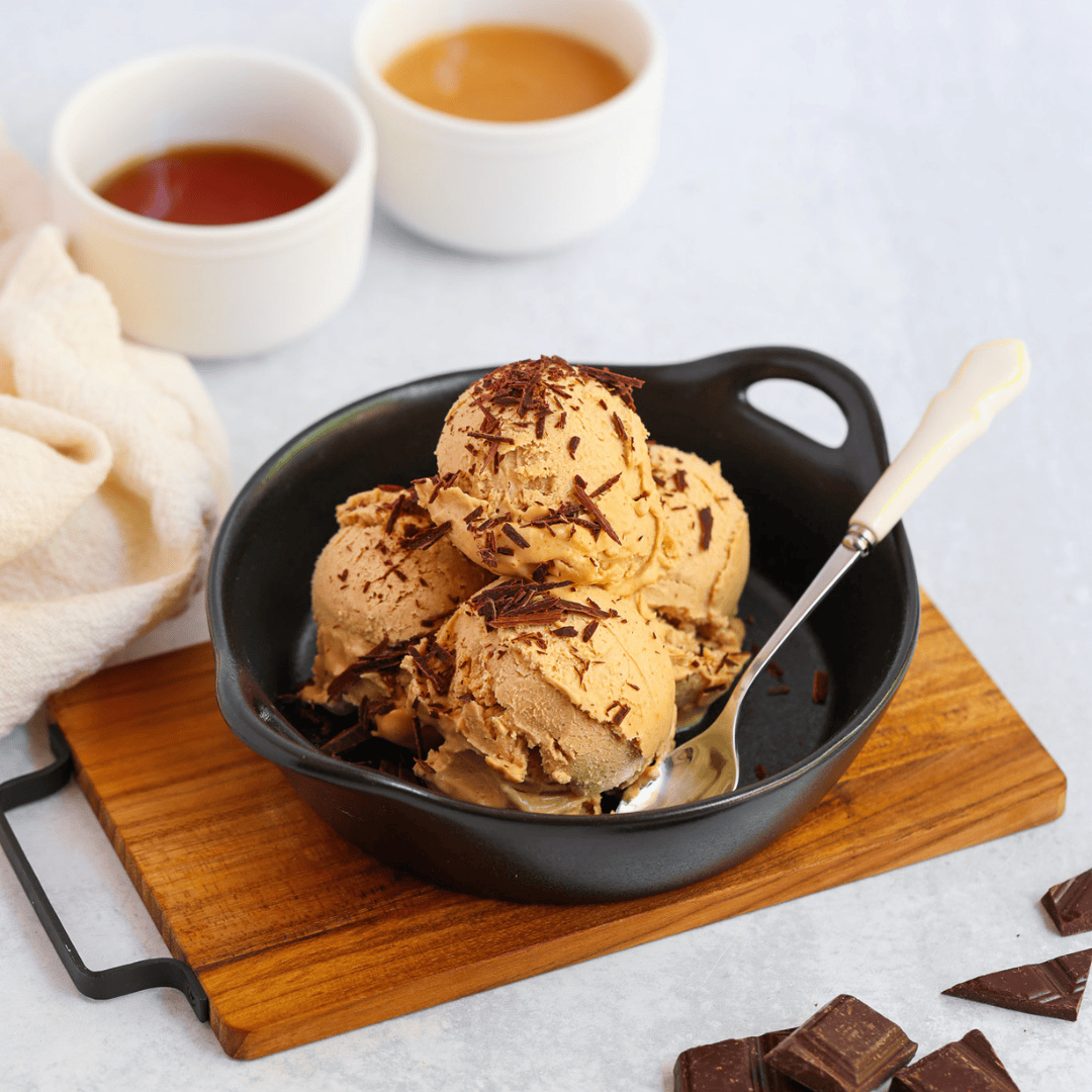 Peanut Butter Oat Ice Cream - Easy Vegan Meal Plan