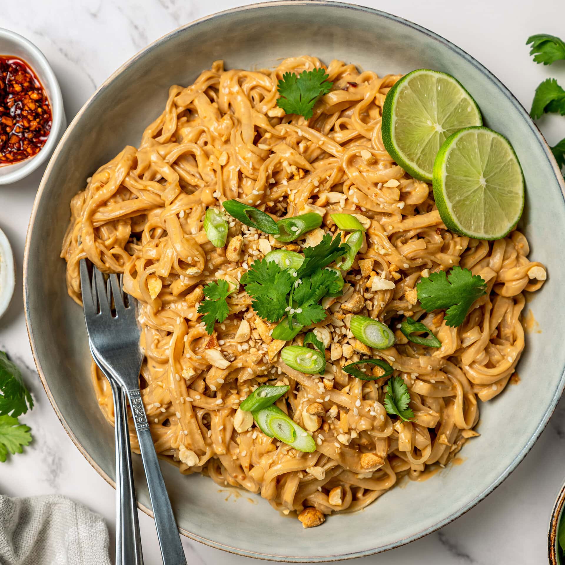 Peanut Butter Noodles (Easy, Spicy & Vegan!) - Easy Vegan Meal Plan